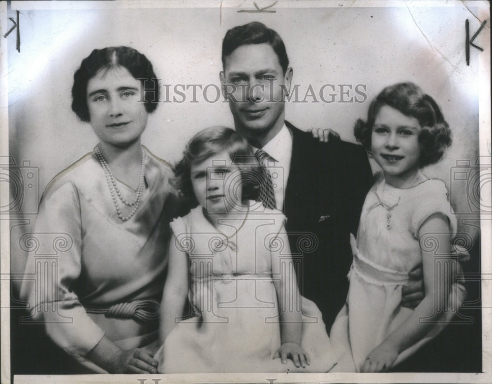 1936 Press Photo Dukes York King Pelease Great Brit