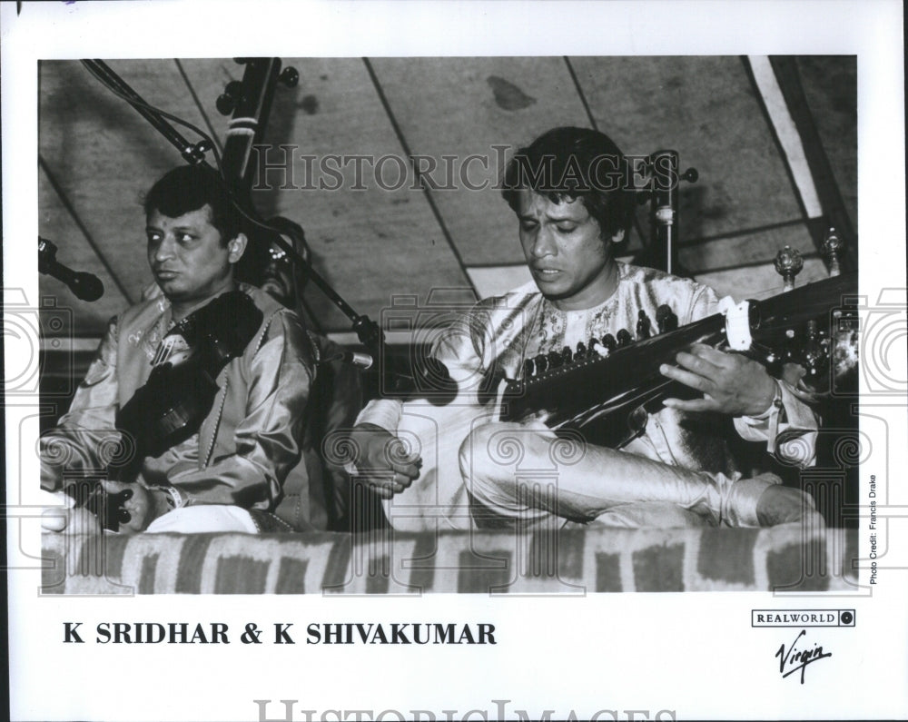 1990 Press Photo K. Sridhar &amp; K. Shivakumar