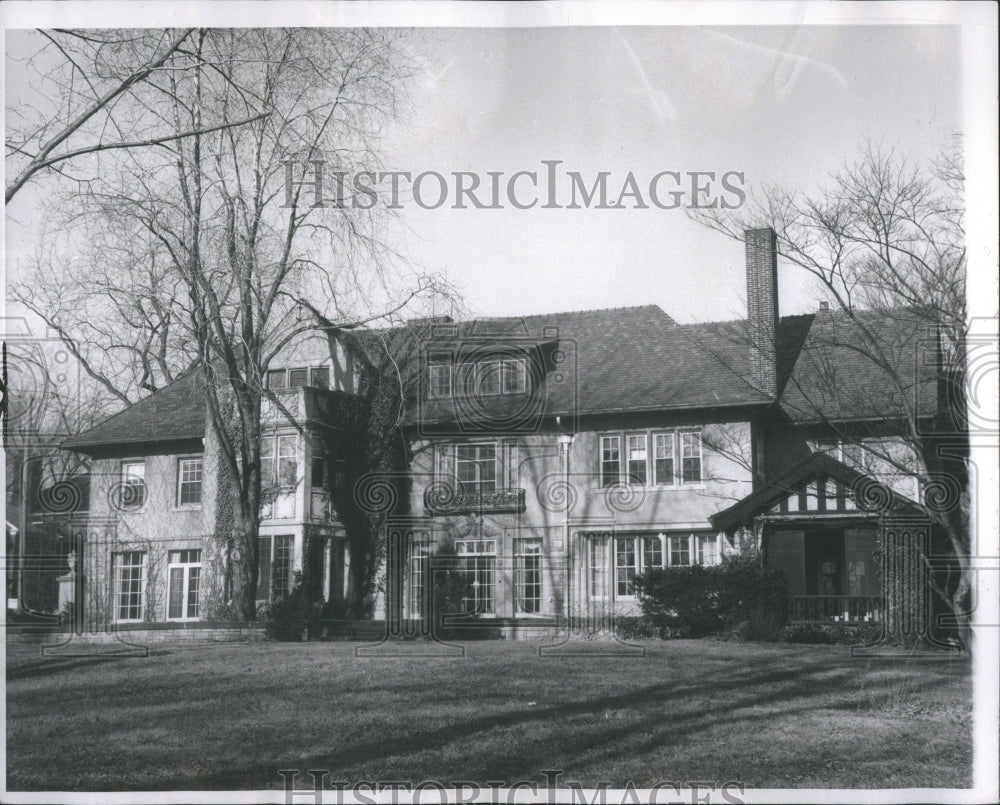 1969 Press Photo John T Woodhouse Home Buildings