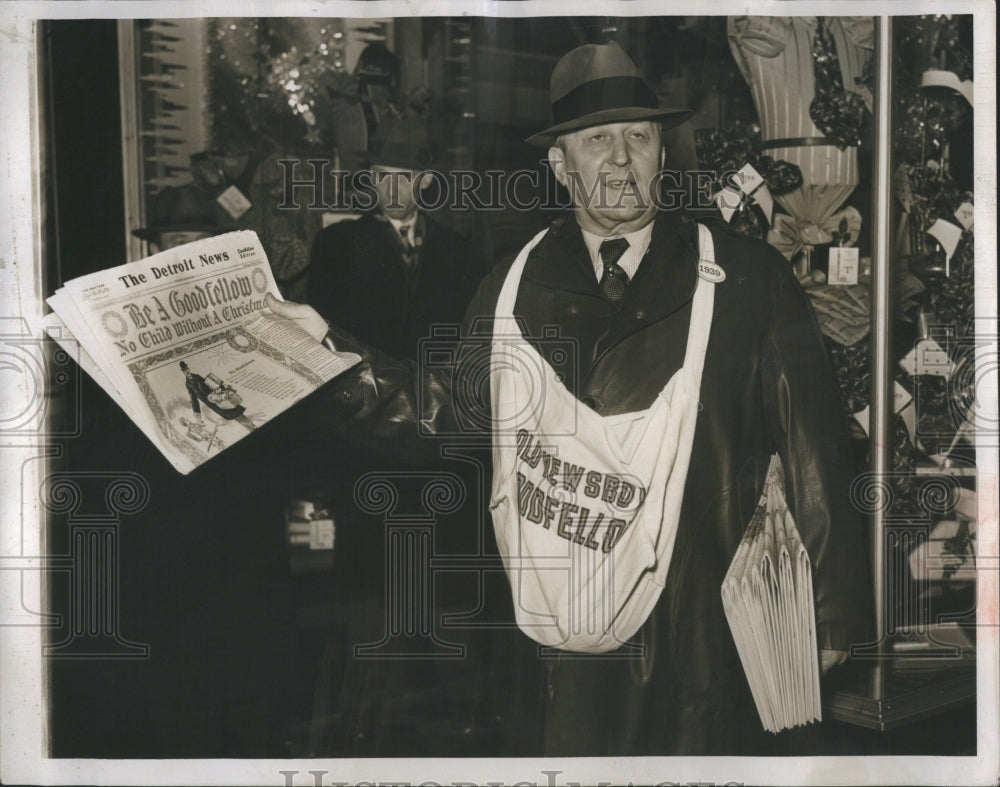 1939 Press Photo Heinrich A Pickert Police Commisinor