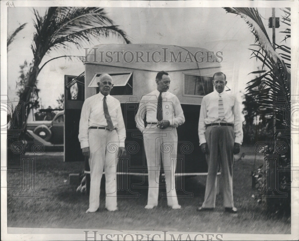 1936 Press Photo William A Petzold J L Hudson Co Miami