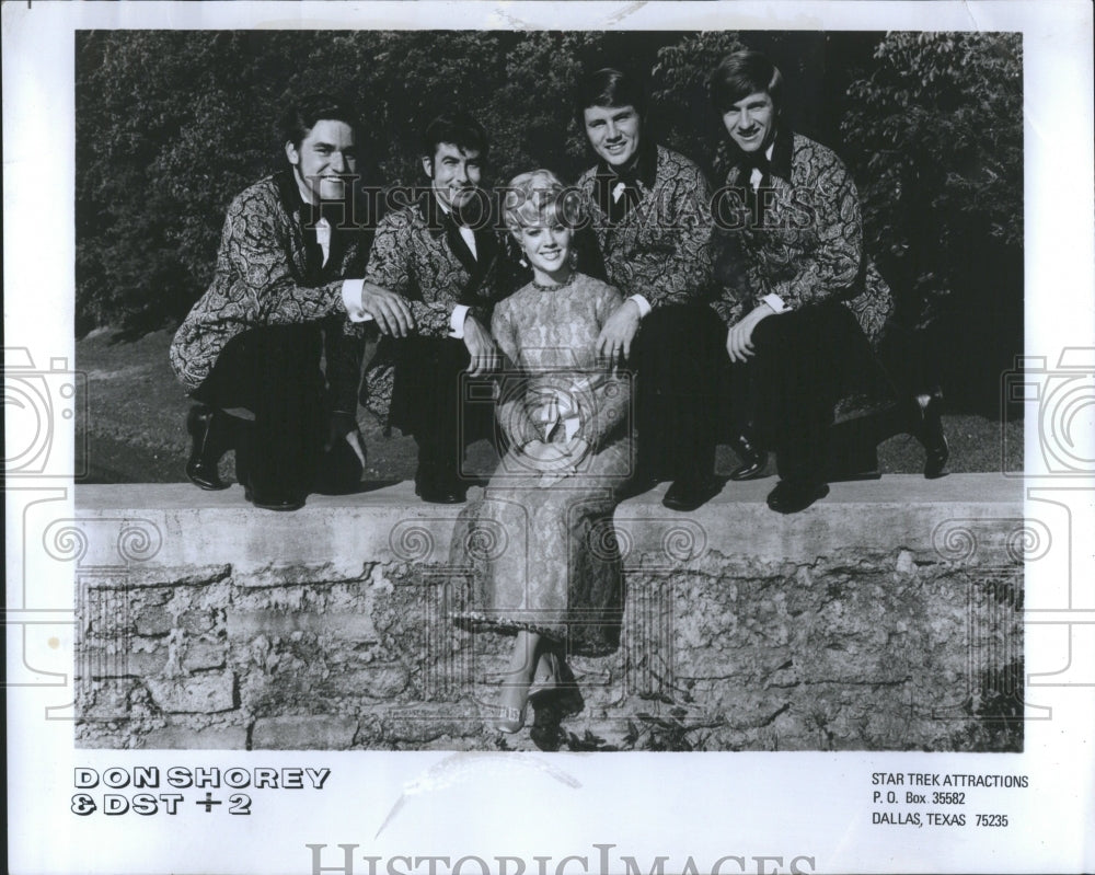 1970 Press Photo Don Shorey Singer Music Group