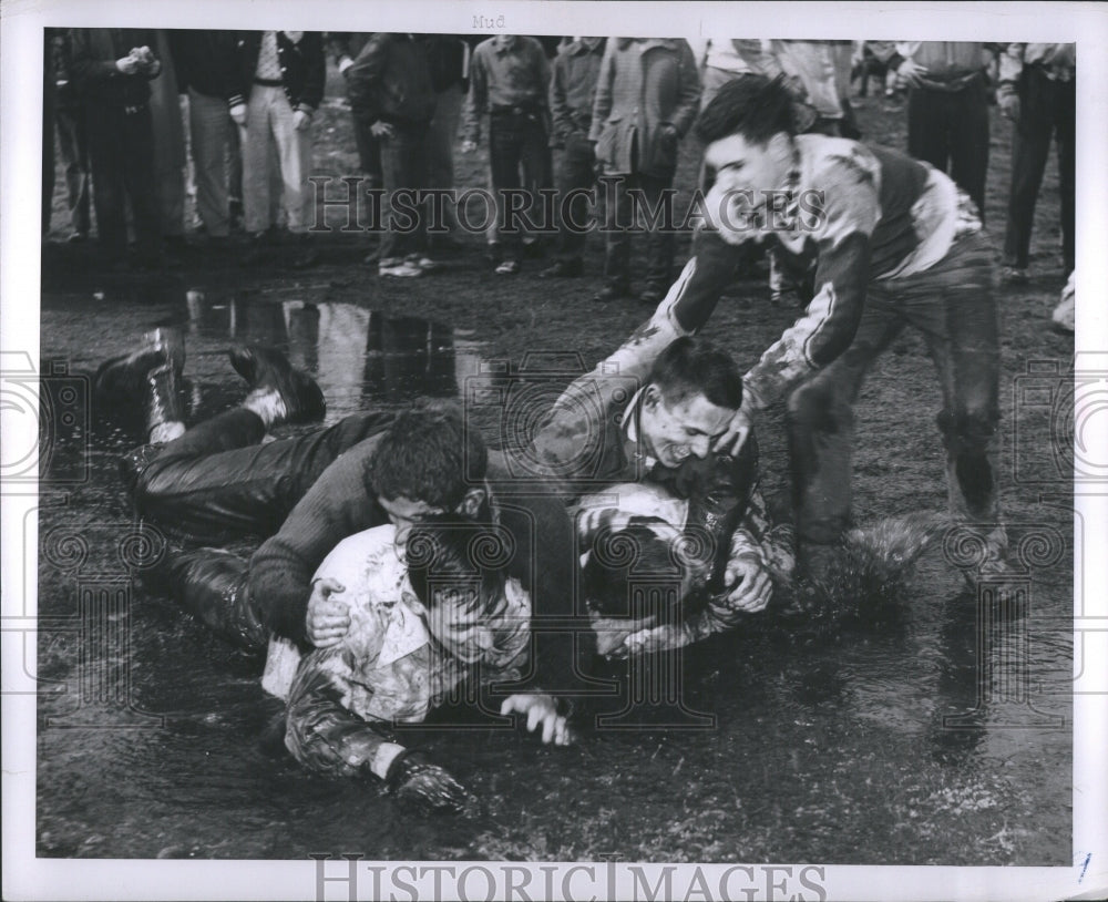 1955 Press Photo Department Public Relation Detroit