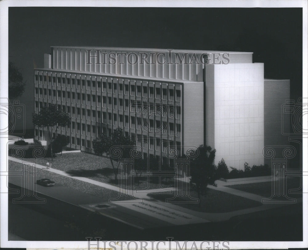 1963 Press Photo Biochemistry Building Michigan State