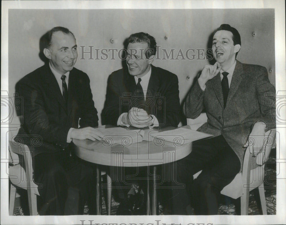 1961 Press Photo Dr Harold Taylor Sarah Lawerence ABC