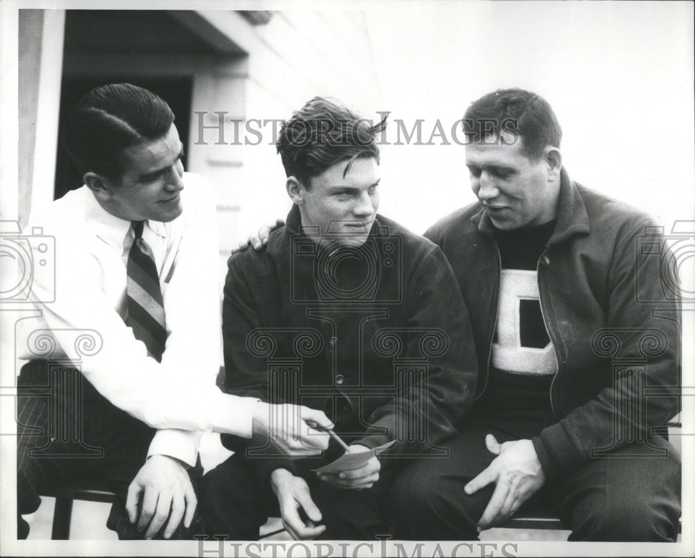 1935 Press Photo Leo comrony North Hills Manager Damson