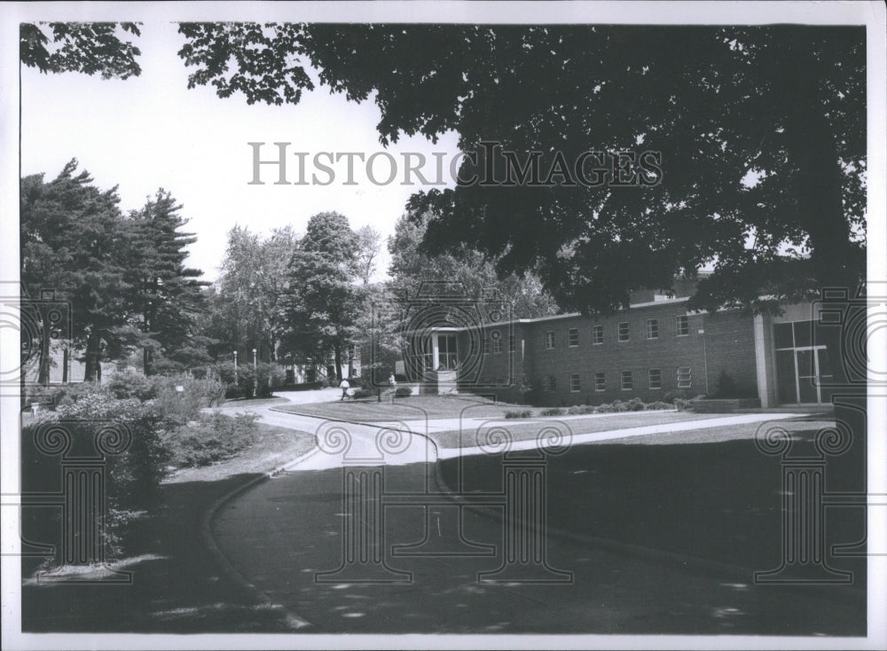 1958 Press Photo Music Boly Hope College Building