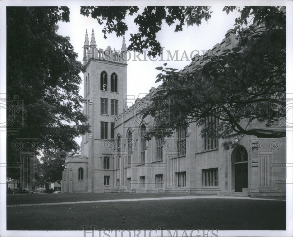 1981 Press Photo Hope College Building Memorial Chapel