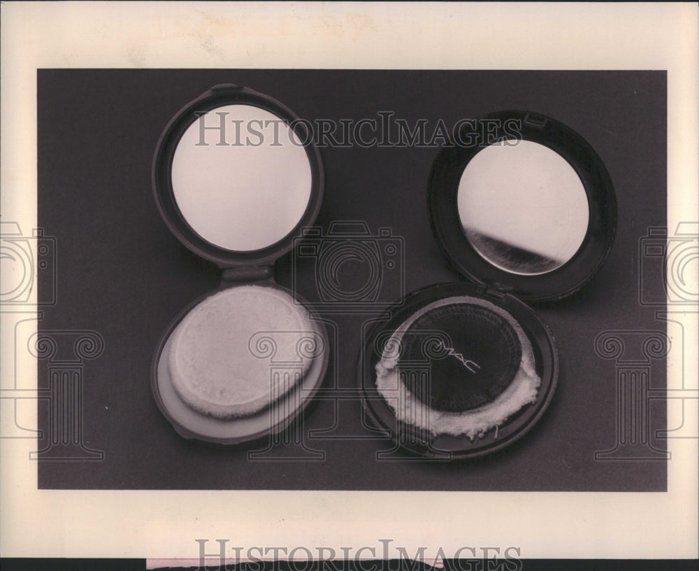 1994 Press Photo Two facial foundation powder