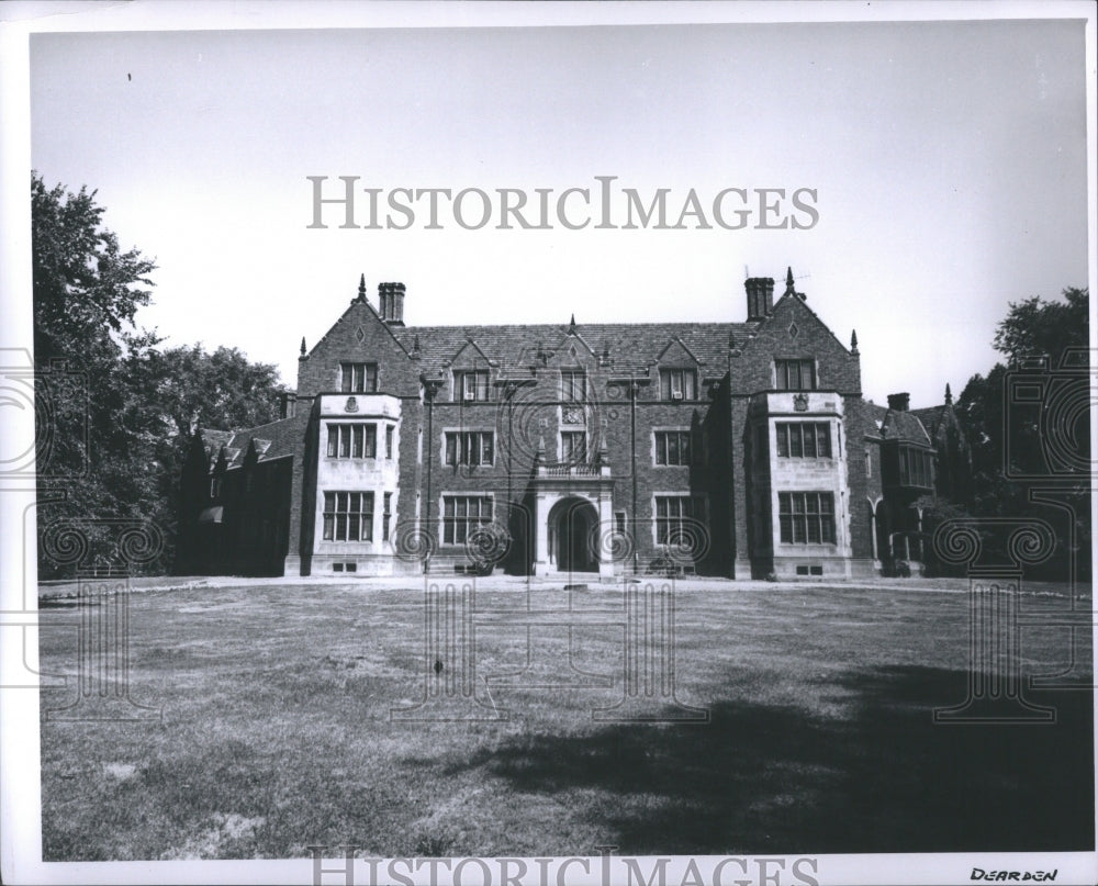 1964 Press Photo Bishop John Dearden Home Palmer Woods