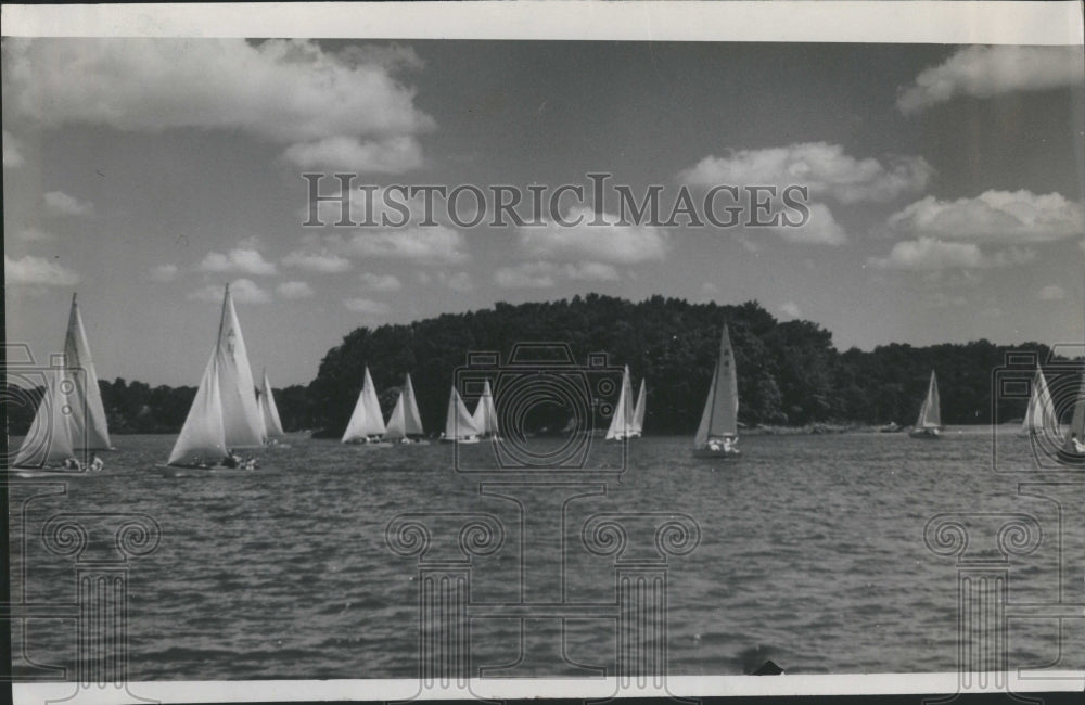 1939 Press Photo Lake Angelus