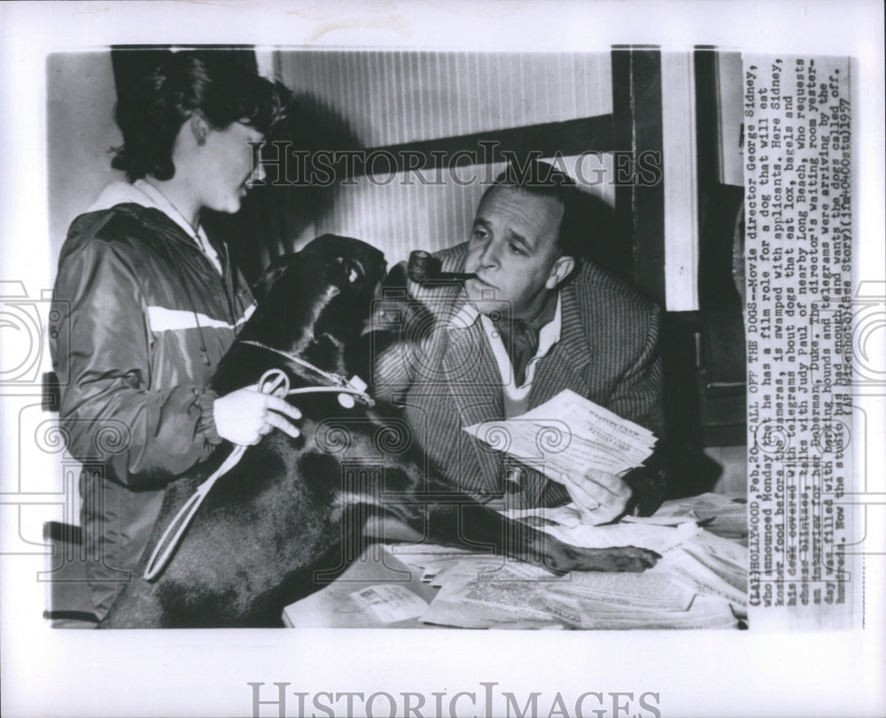 1957 George Sidney Press Photo