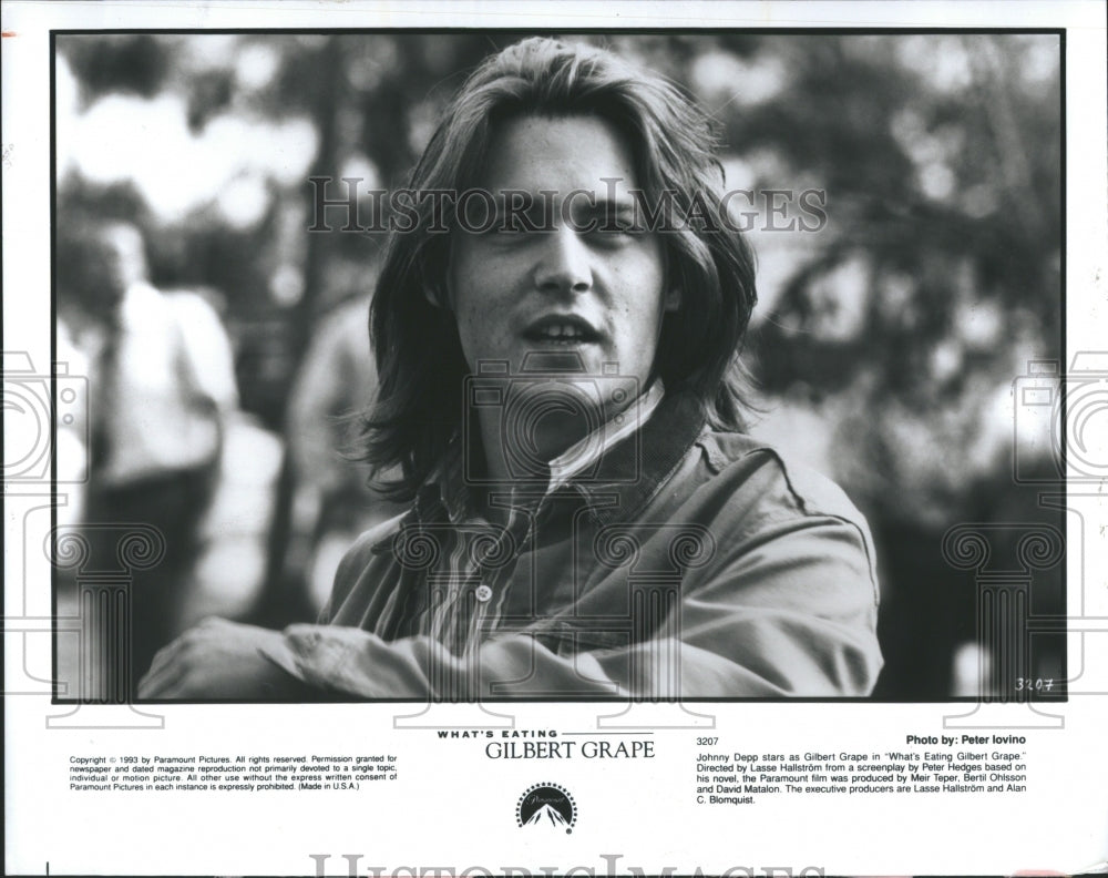 1995 Press Photo John Christopher Depp Johnny Award