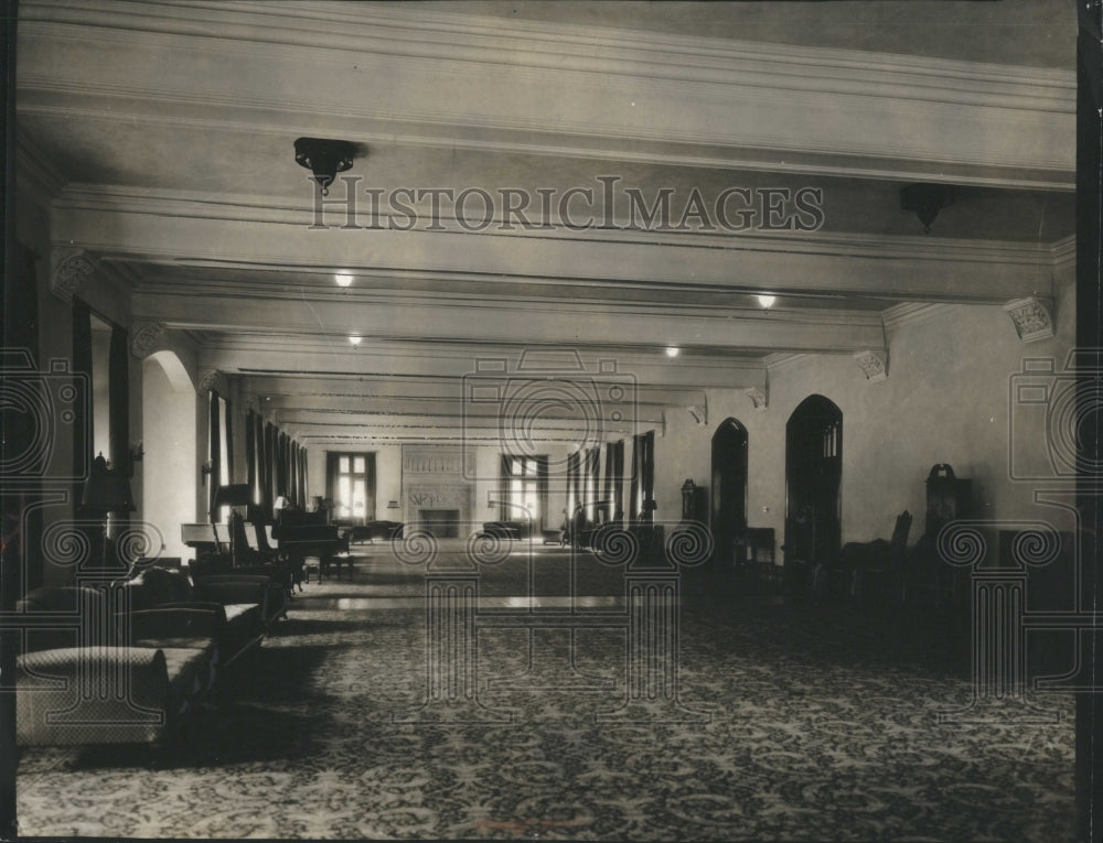 1927 Press Photo Alumnae Hall Madame Cadillac Hall