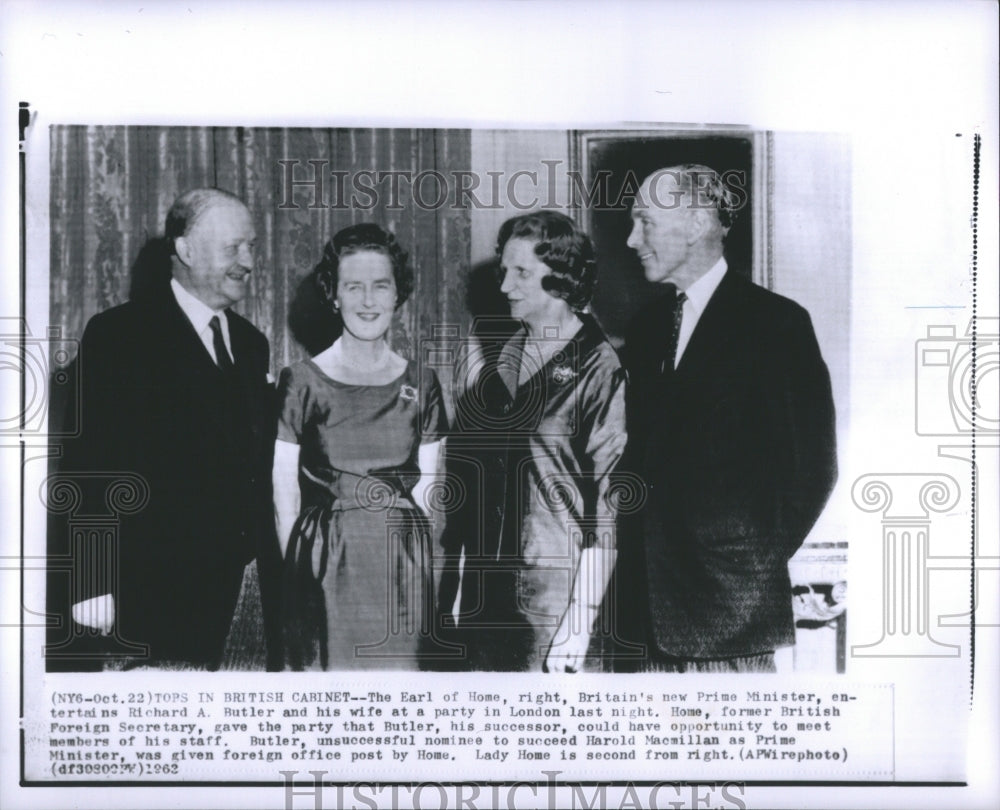 1962 Press Photo british britain butler london night