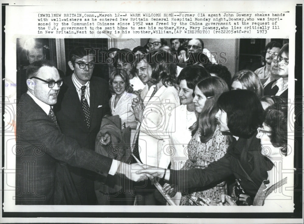 1973 Press Photo John Downey