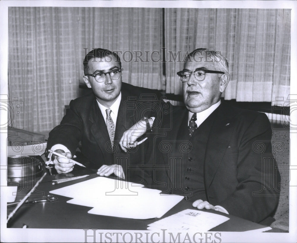 1958 Press Photo Alfred and Adolph Deutsch