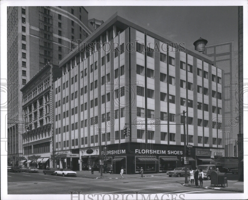 1969 Press Photo Washington boulevard, Detroit