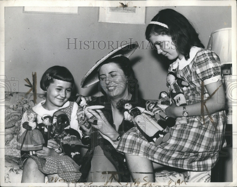 1937 Press Photo Children Famous