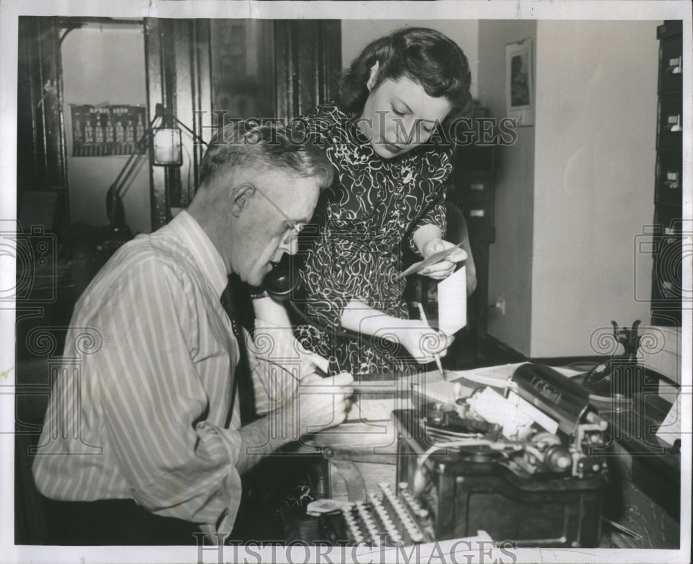 1950 Press Photo Thomas Stephen and Mrs. Bernice Coyne