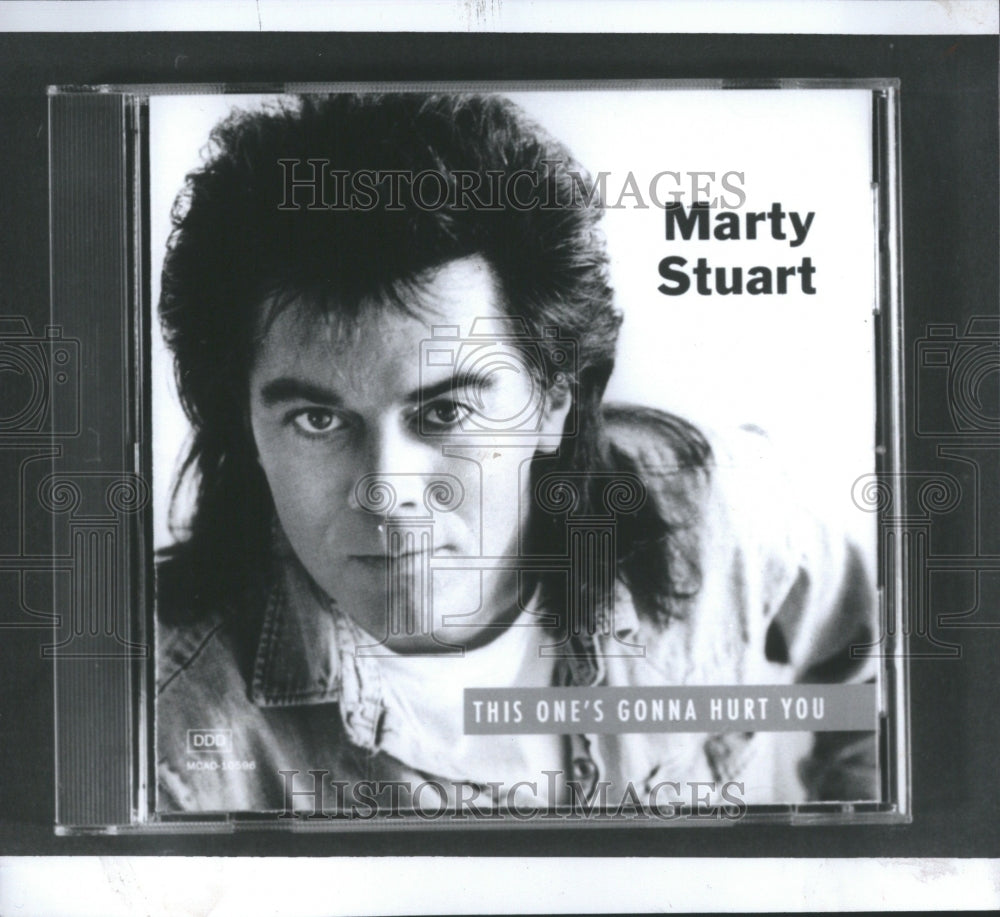 1992 Press Photo Marty Stewart Album Cover Gonna Hurt