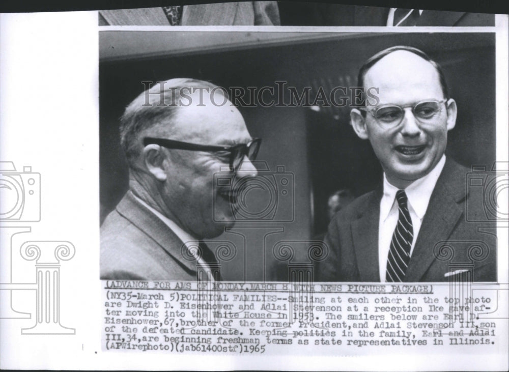 1965 Press Photo Dwight D.Eisenhower Us Army