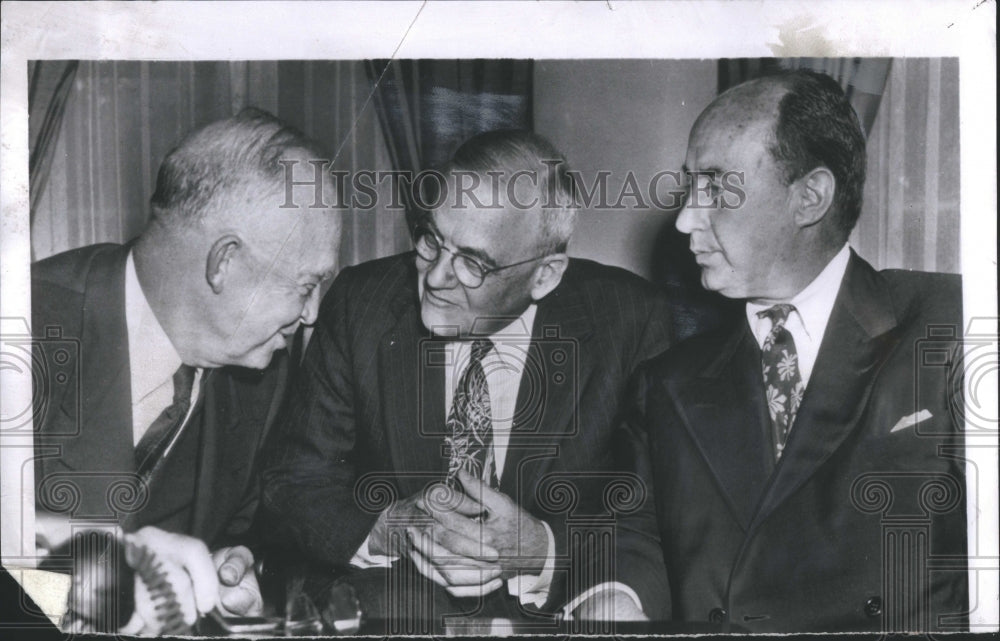 1953 Press Photo John Foster Dulles US Secretary Presid