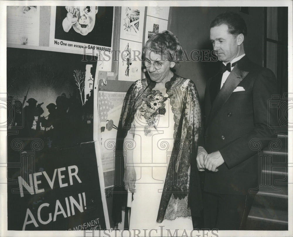 1935 Press Photo Mrs. Laura Waples McMullen and Dr. Wal