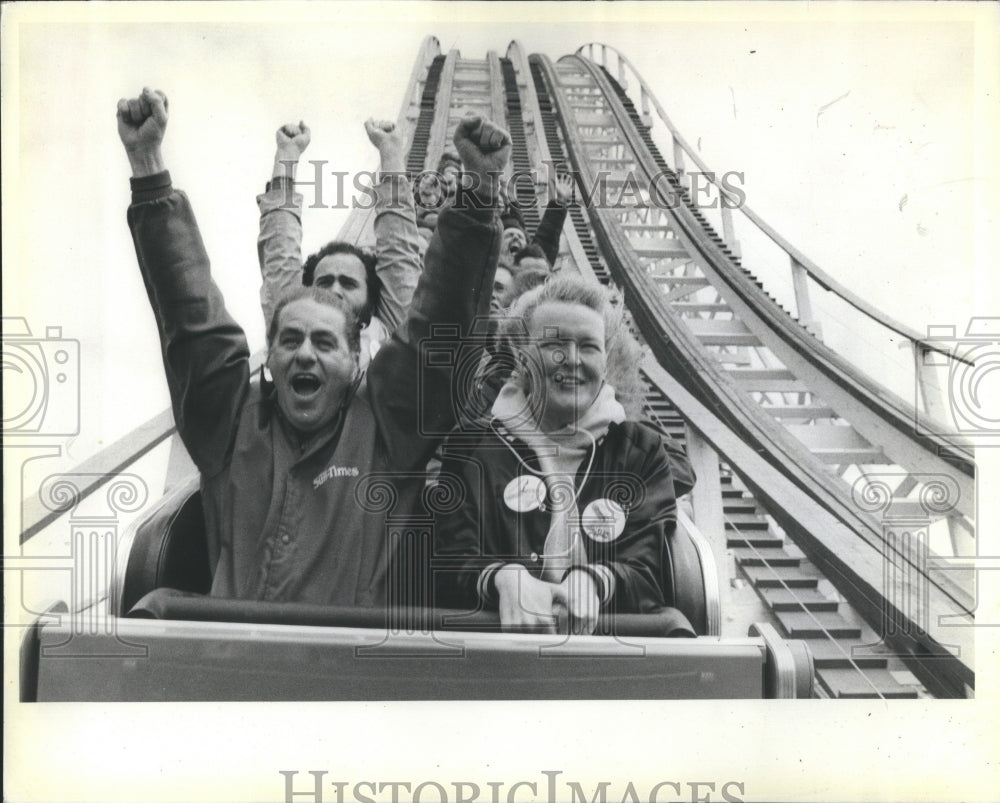 1981 Press Photo American Eagle Riders Six Flags