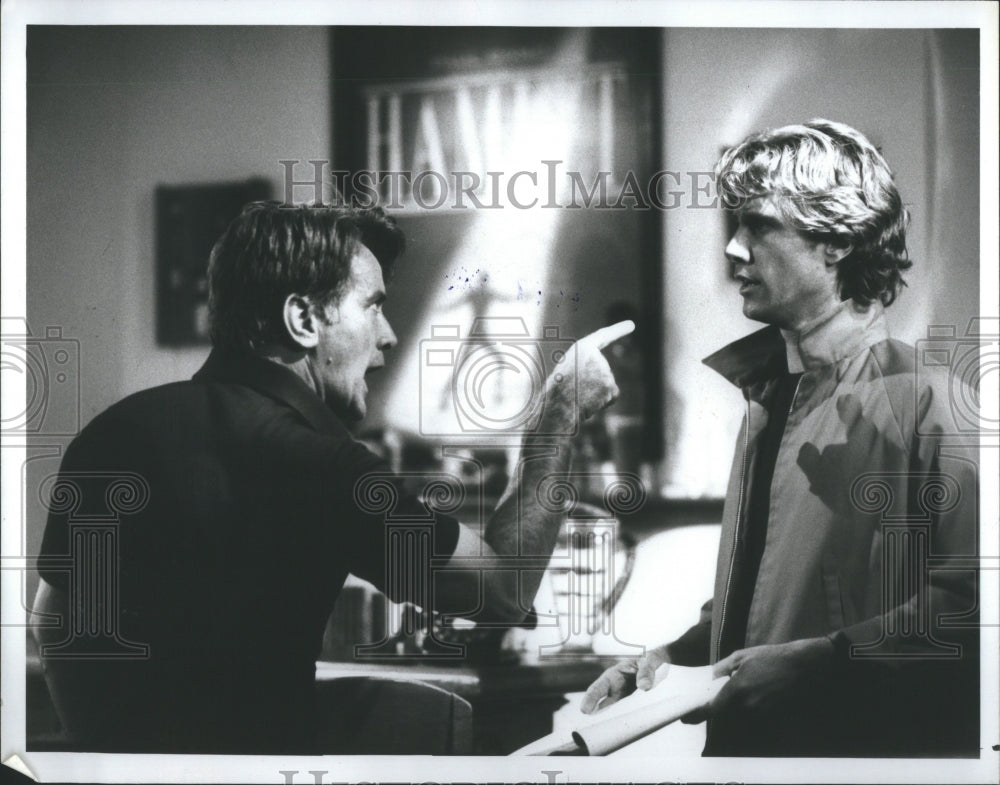 1985 Press Photo Martin Sheen and Parker Stevenson