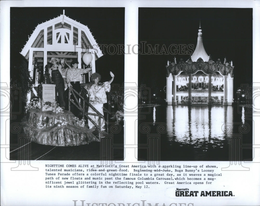 Press Photo Marriott&#39;s Great America Gurnee, IL