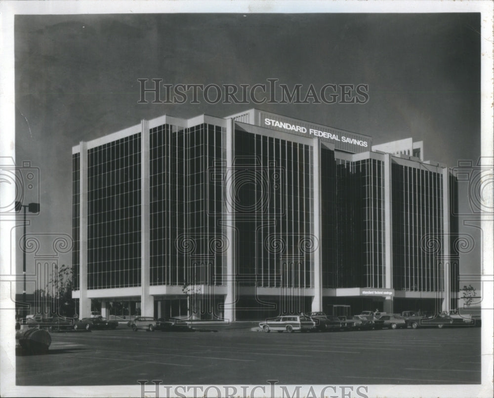 1973 Press Photo federal bank troy michigan indiana