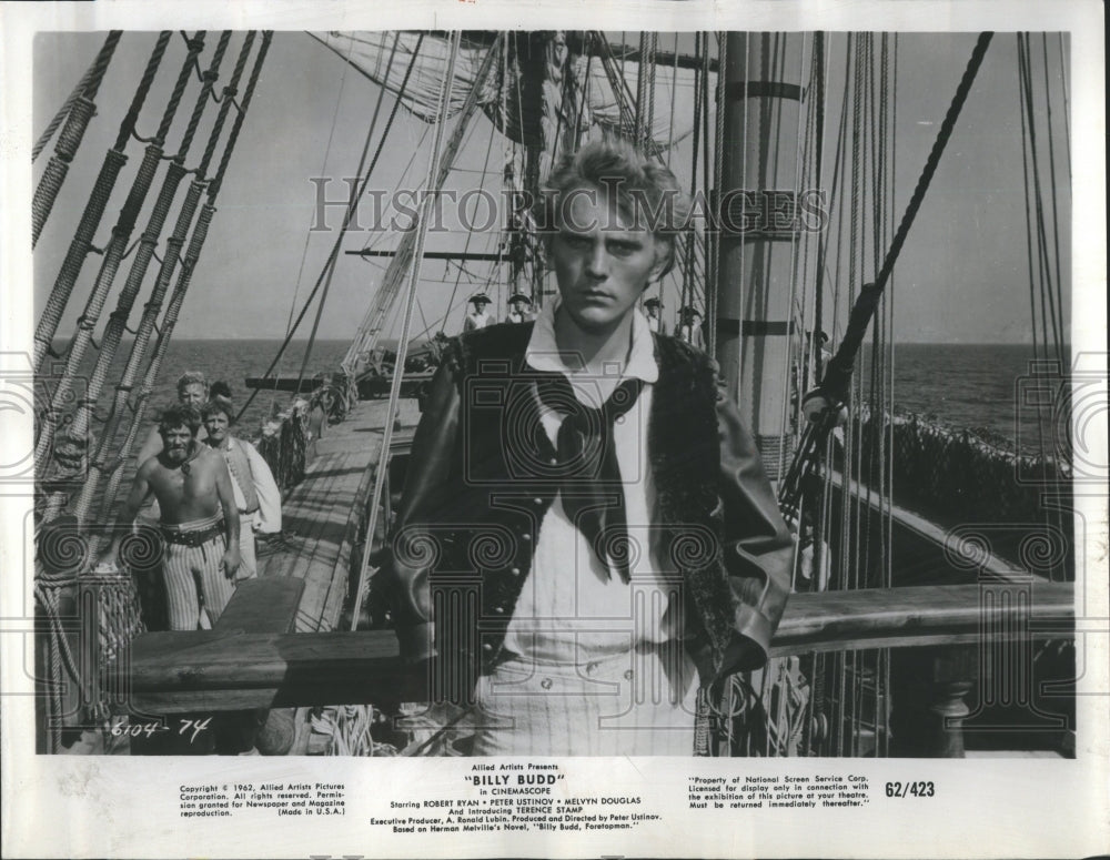 1963 Press Photo Terrance Stamp in Billy Budd