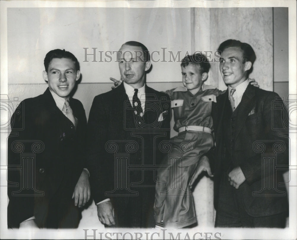 1939 Press Photo Geo W. Stillwagon father of actress