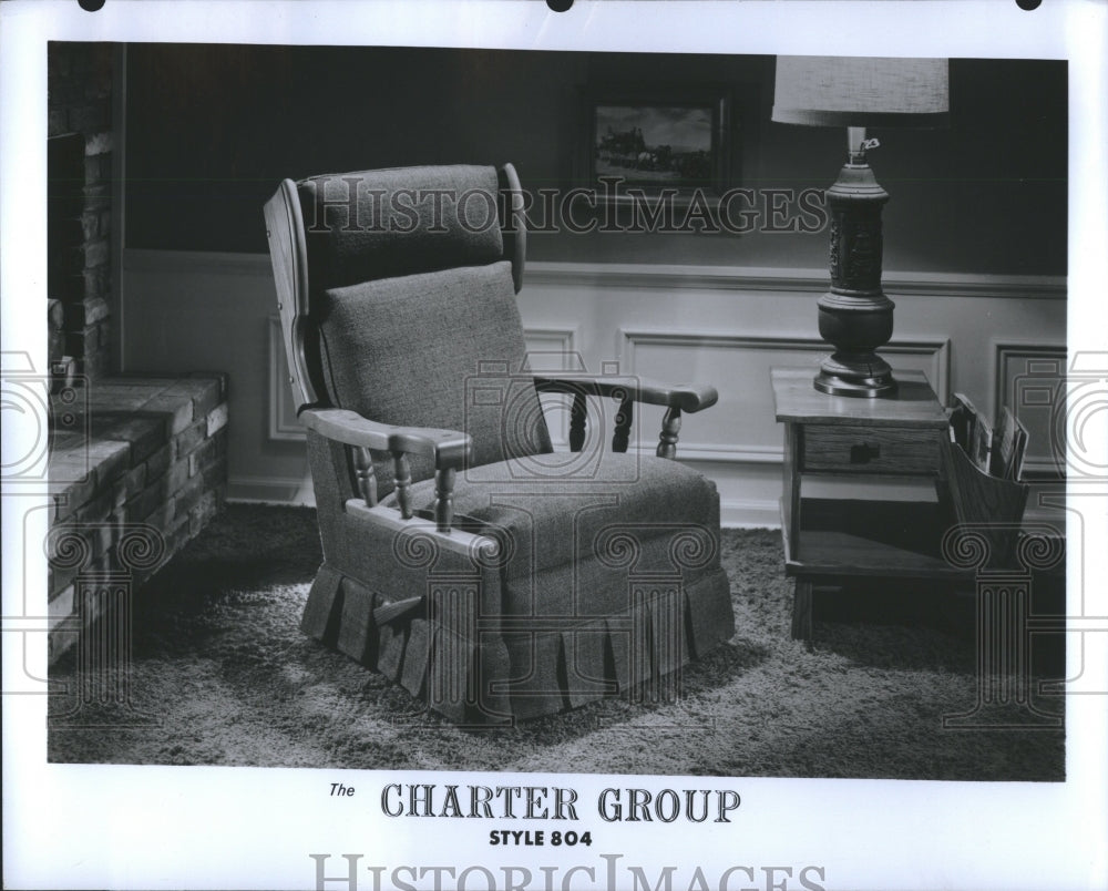 1976 Press Photo The Charter Group style 804 chair