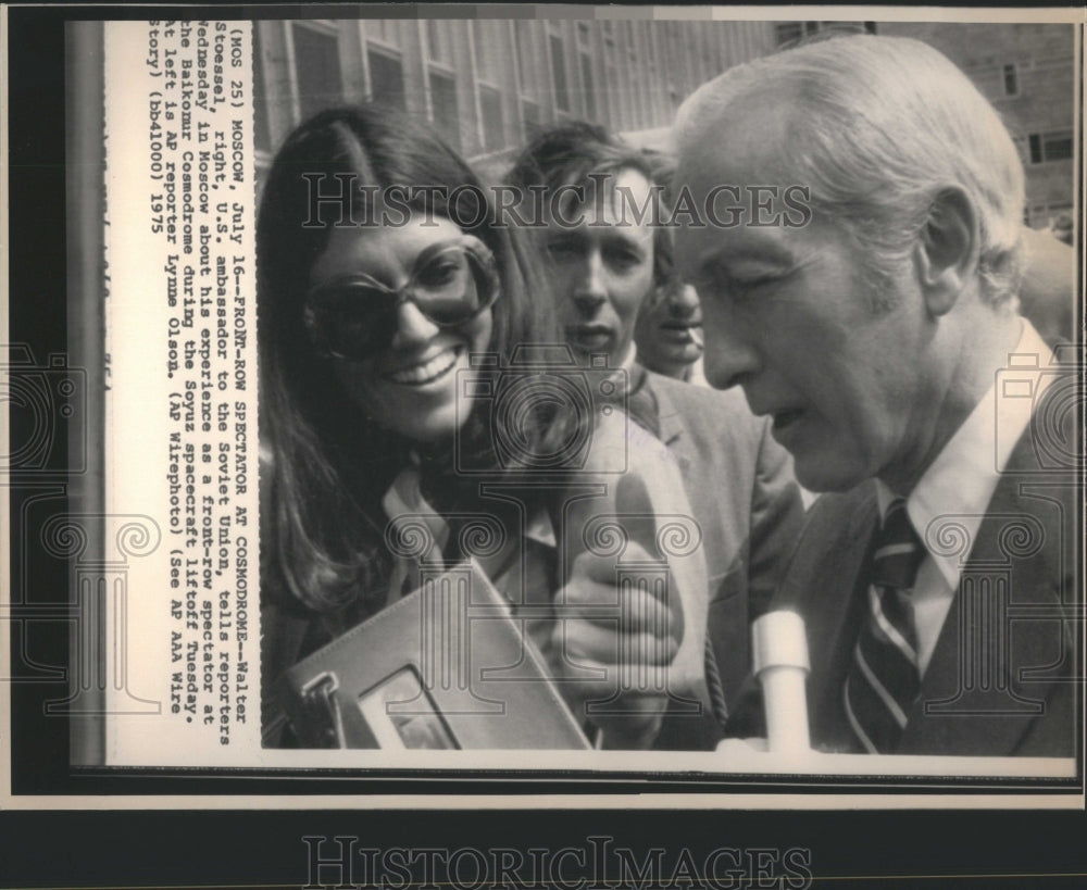 1975 Press Photo Walter Stoessel US Ambassador