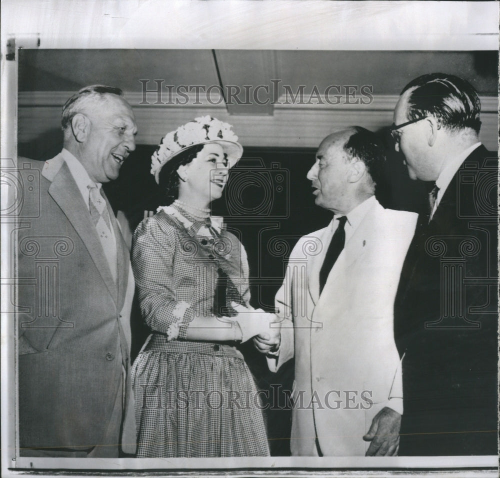 1956 Press Photo Gov. Goodwin Knight of California