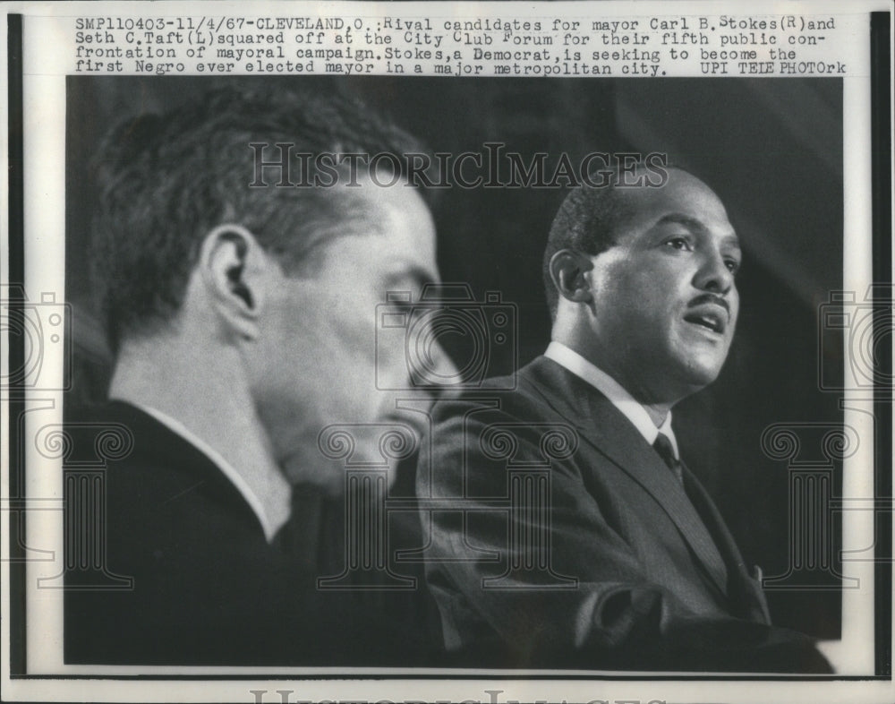 1967 Press Photo Carl B. Stokes