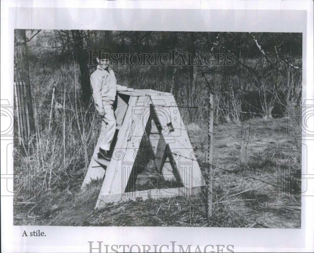 1961 Press Photo A Stile