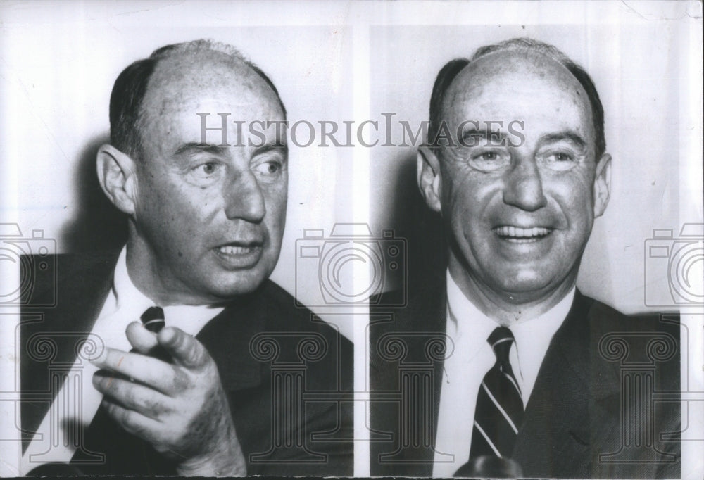 1960 Press Photo Adlai Stevenson