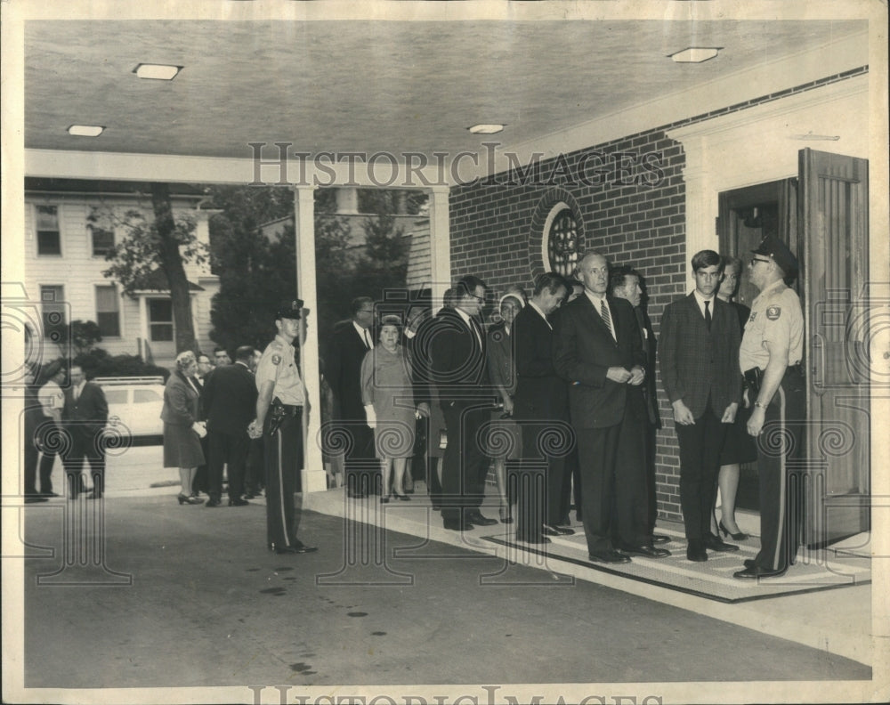 1966 Press Photo Scott Funeral Home Greenleaf Charles