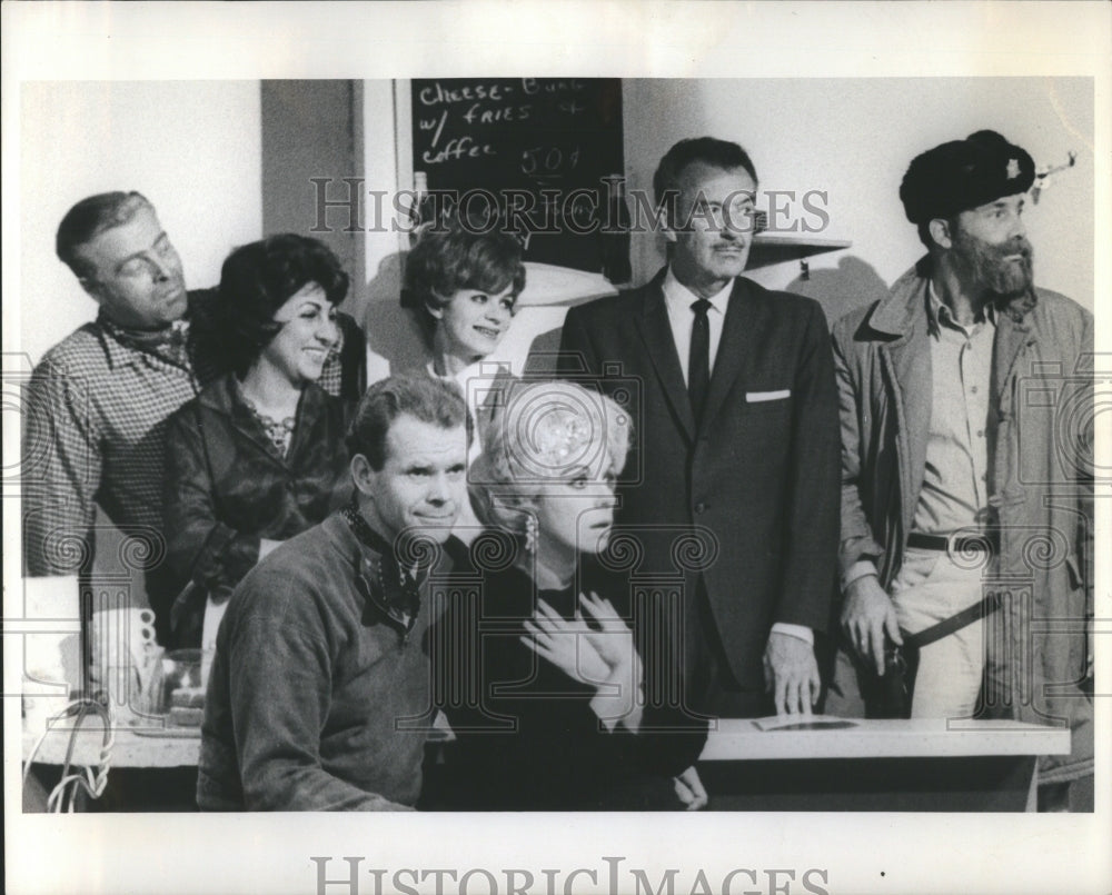 Press Photo &quot;Boo Stop,&quot; a William Inge&#39;s comedy hit