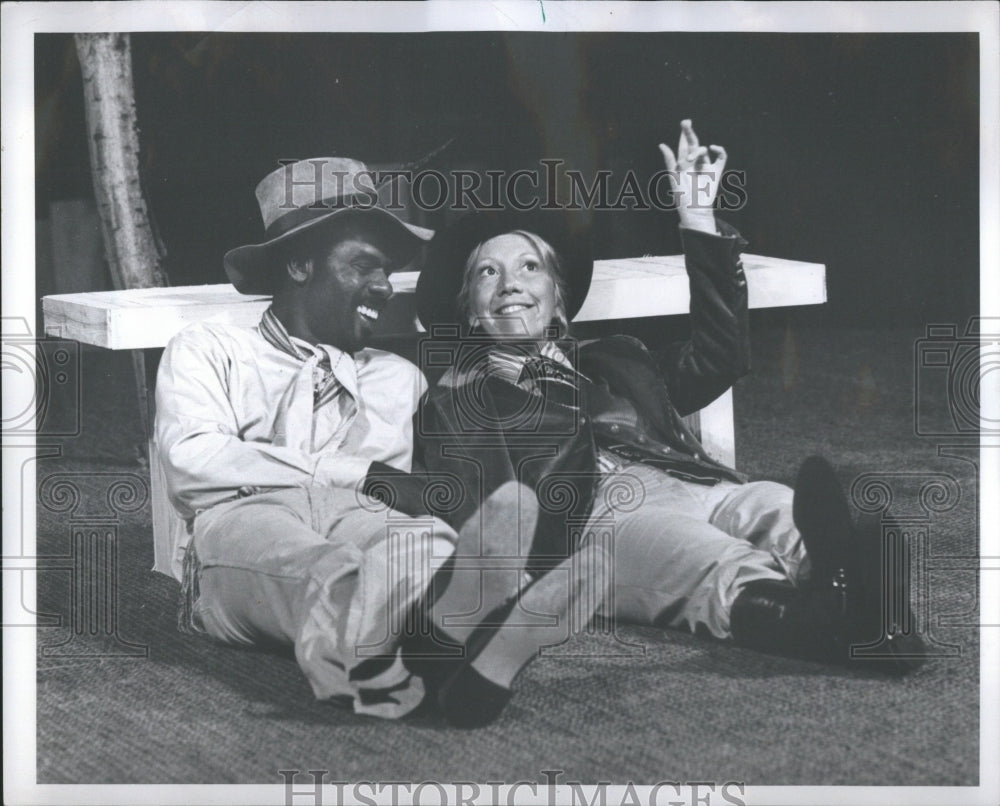 1977 Press Photo As You Like It Play Scene Rosalind