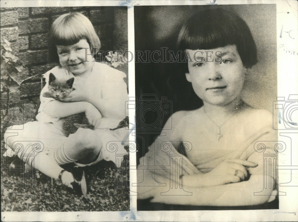 1933 Press Photo Baby Pictures Murder Victim Wynekoop