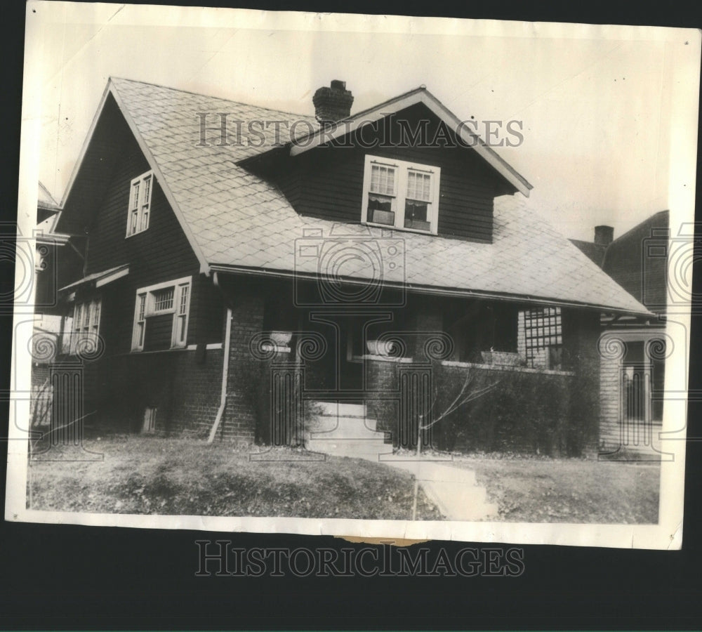 1933 Press Photo ndianapolis Murder Bheta Gardner Home