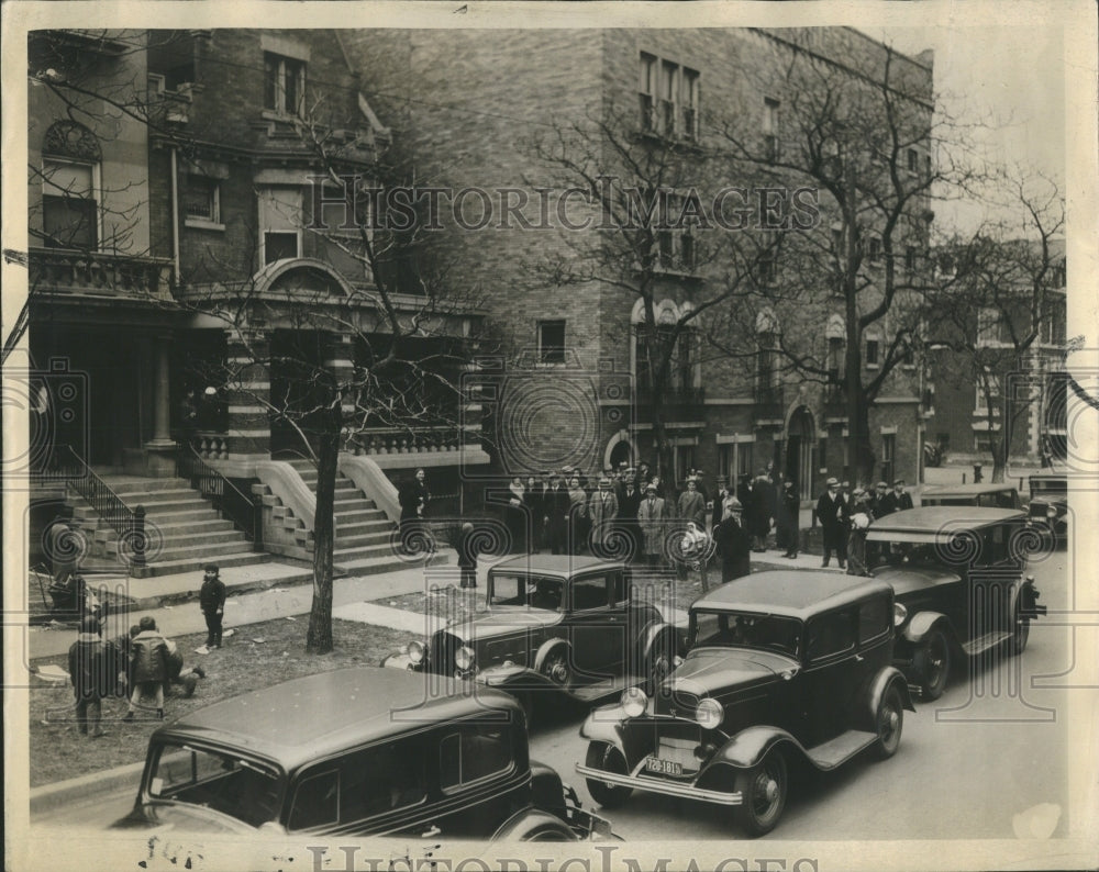 1933 Press Photo Doctor&#39;s home where murder occured