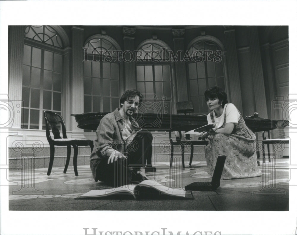 1996 Press Photo Arcadia Goodman Theatre Production