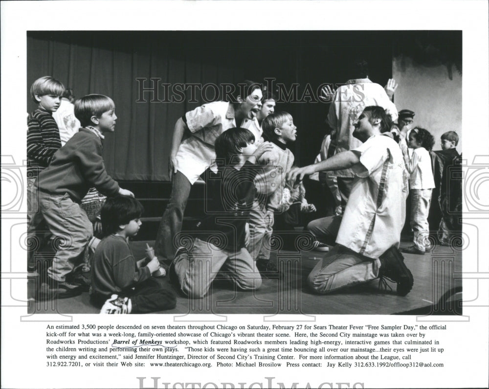 Press Photo Sears Theater Fever Children Play Mainstage