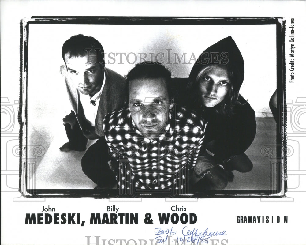 1995 Press Photo Medeski Martin &amp; Wood