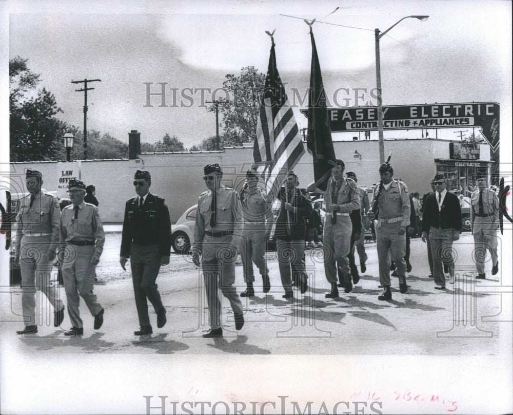 1974 Water Memorial Day Parade Press Photo